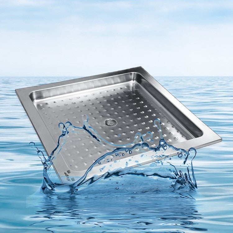 304 Stainless Steel RV Shower Base – Anti-Slip & Leak-Proof