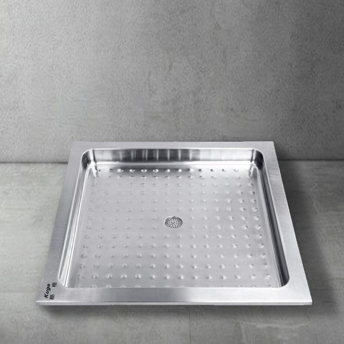 304 Stainless Steel RV Shower Base – Anti-Slip & Leak-Proof