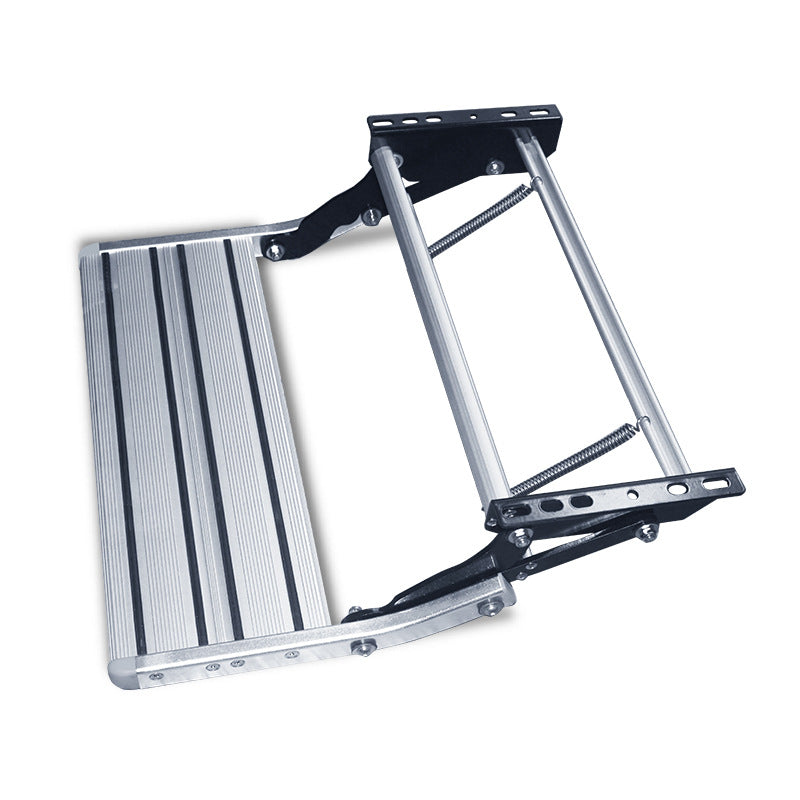Portable Foldable Rv Steps Heavy Duty Aluminum RV Step - Single Layer, Foldable and Portable, Can
