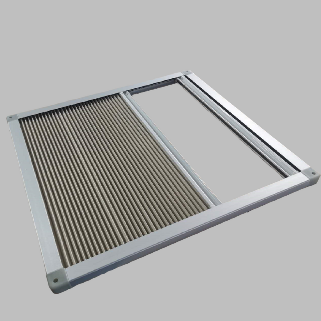 Insect Screen Threaded Retractable track-type pleated mesh sliding insect screen